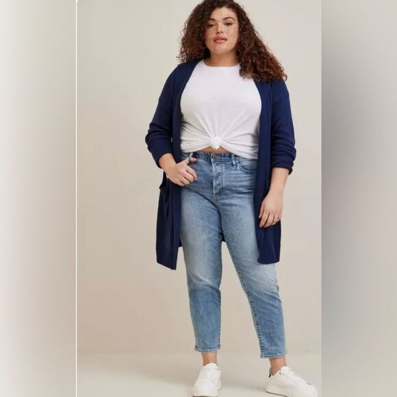 Torrid Disney Alice In Wonderland Cheshire Cat Hooded Cardigan Sweater Size 5X - Picture 2 of 11